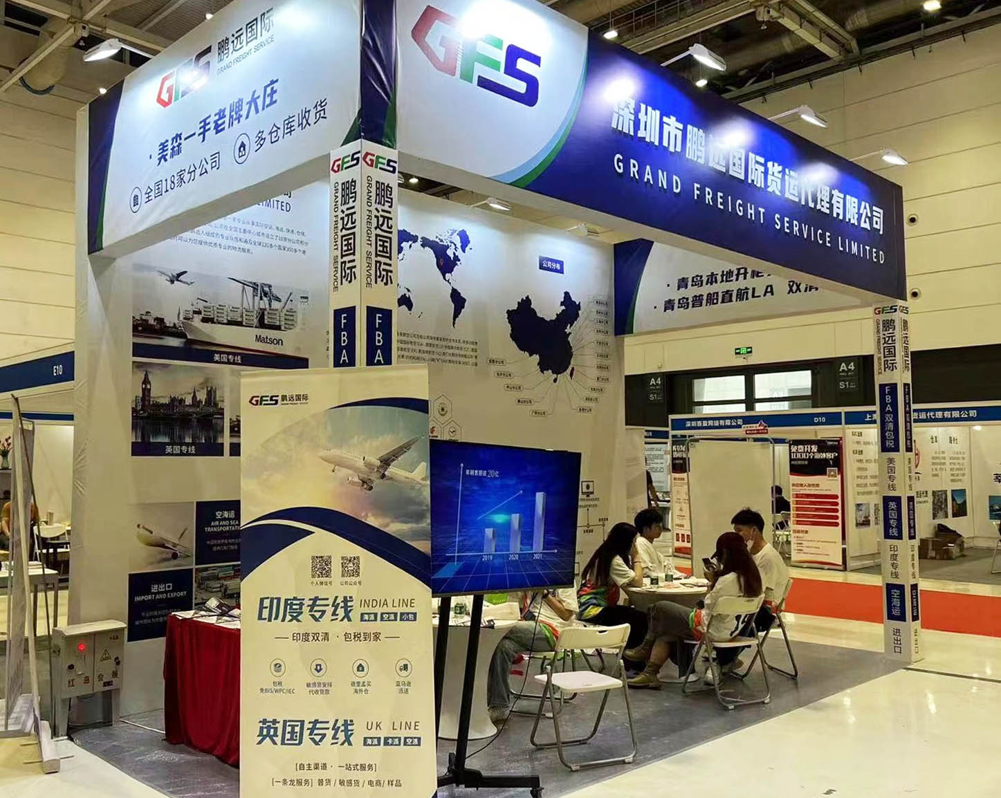 鵬遠(yuǎn)國際物流參加2022中國(青島)跨境電商博覽會